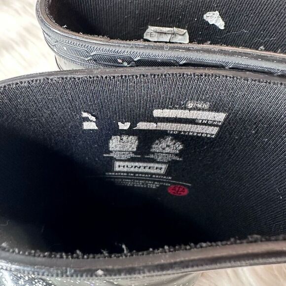 Hunter Kids First Giant Glitter Rain Boots Size UK 5 US 6B/7G - Picture 10 of 11